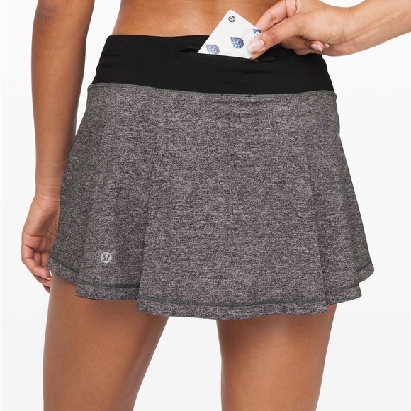 lululemon athletica Dresses & Skirts - Lululemon Pace Rival Skirt (Regular) *No Panels 13"
Heather